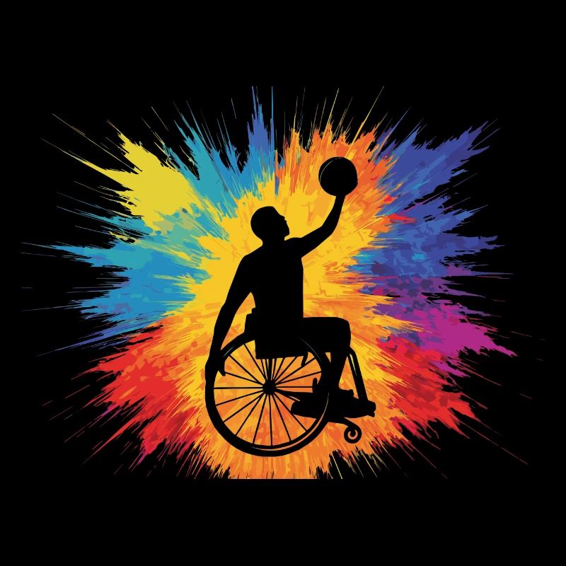 Rollstuhl Basketball Geschenk