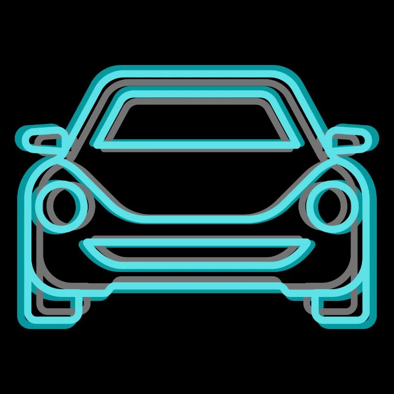 Auto blau