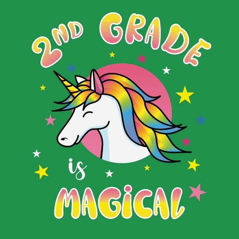 2nd Grade Is Magical Unicorn School Gift