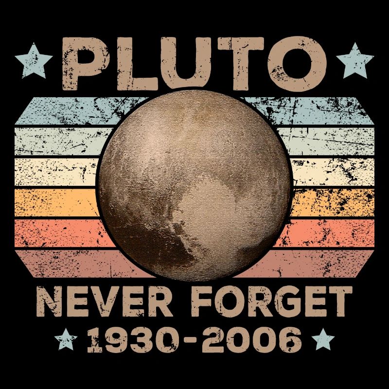 Pluto Never Forget Astronomie Weltraum