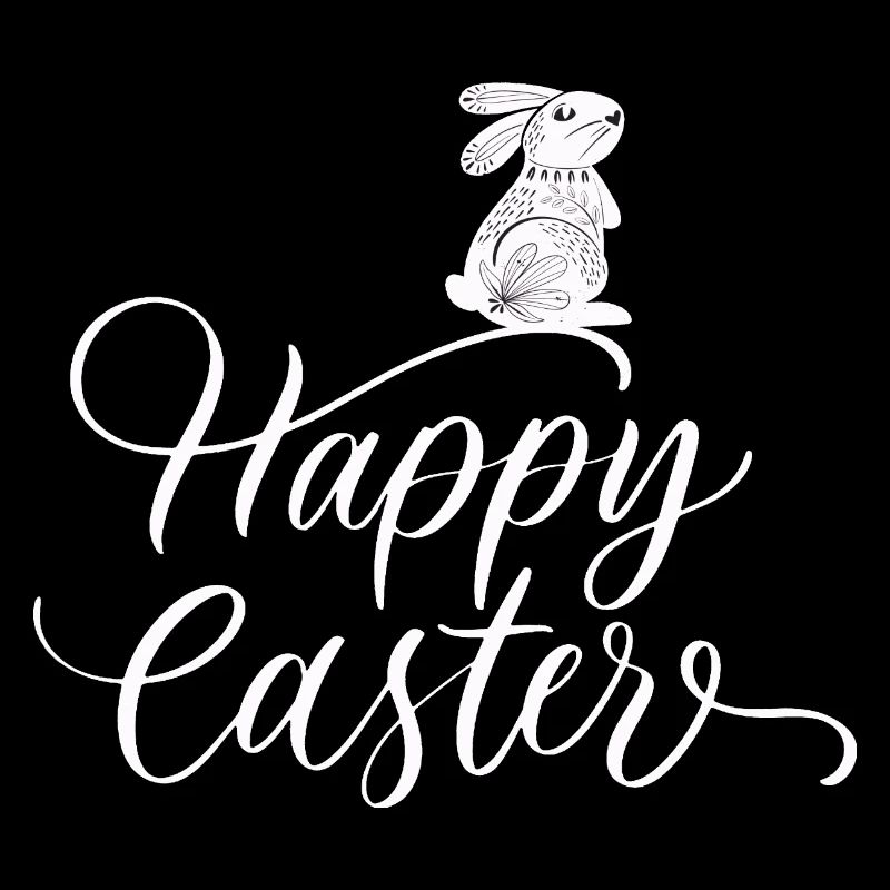 Happy Easter, Funny Easter Rabbit, Easter Hunting