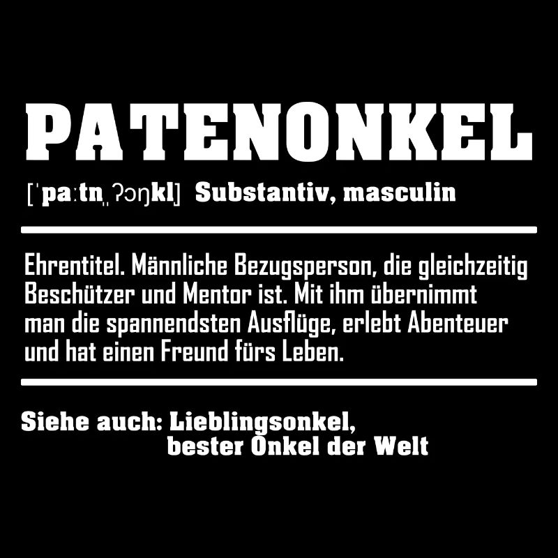 Patenonkel Onkel Begriffserklärung