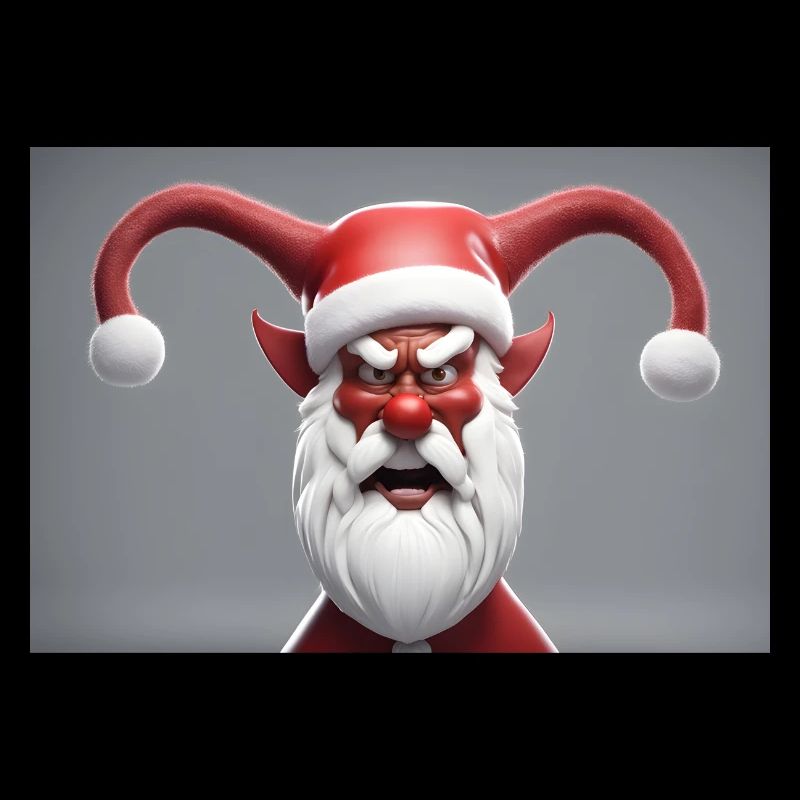 Wütender Weihnachtsmann