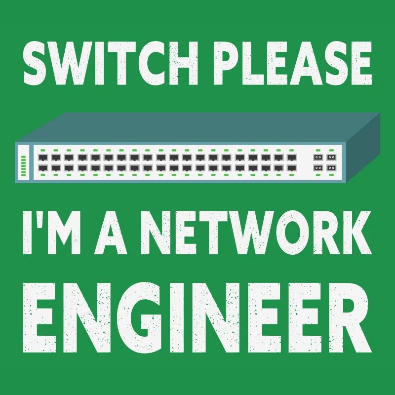 Switch Please I'm A Network Engineer IT Tech