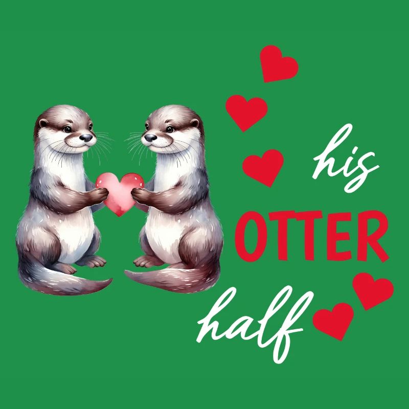 Otter half liebe geschenk