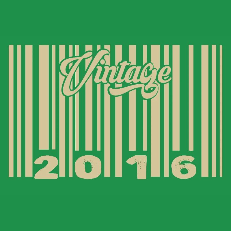 vintage 2016 Barcode 2016: Year 2025.