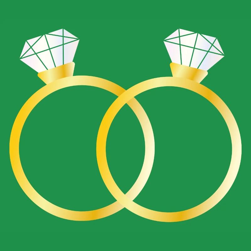 Two diamond rings