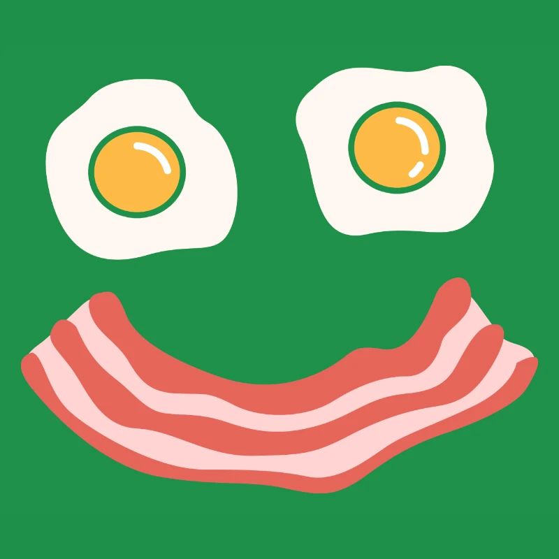 egg bacon Design for a funny designs lovers and