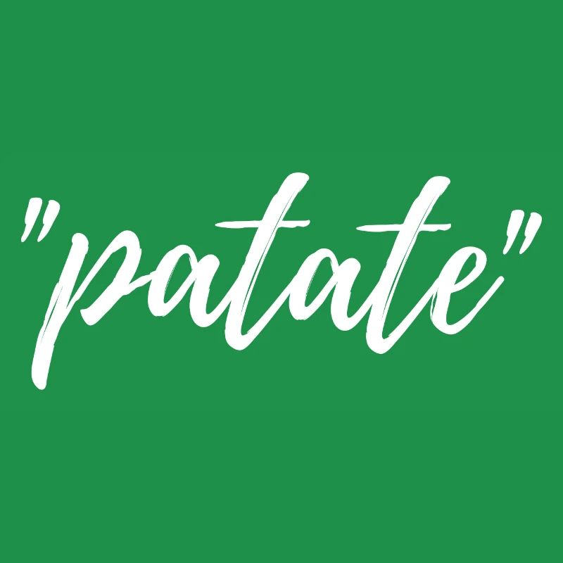patate - message manuscrit humour autodérision
