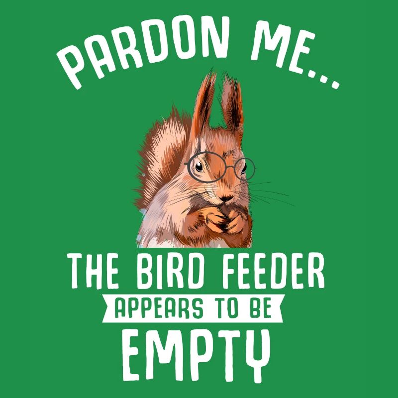 Leere Vogelfutterstelle Eichhörnchen