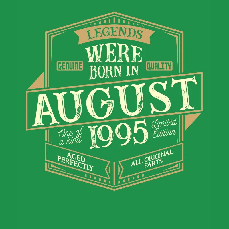August 1995 Geburtstag Mann