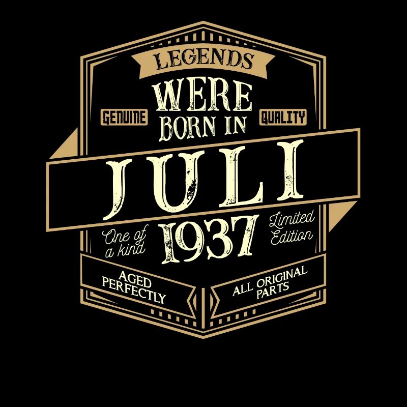 Juli 1937 Geburtstag Mann