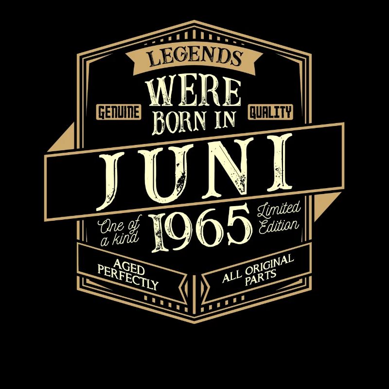 Juni 1965 Geburtstag Mann
