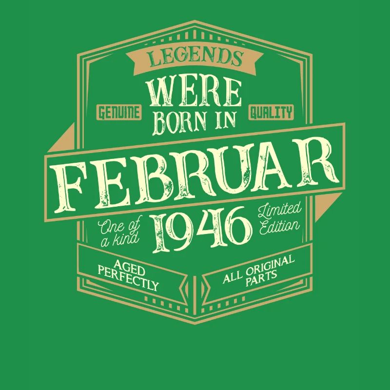 Februar 1946 Geburtstag Mann