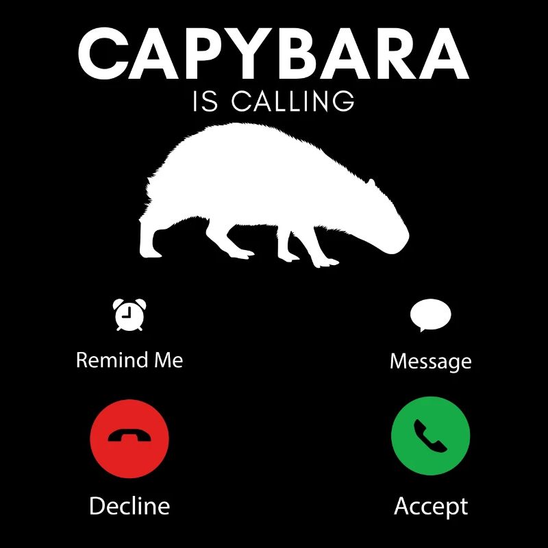 Funny Capybara Humorous Capybaras