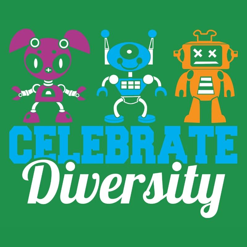 Robotics Droid Builder Build Robot Funny Celebrate