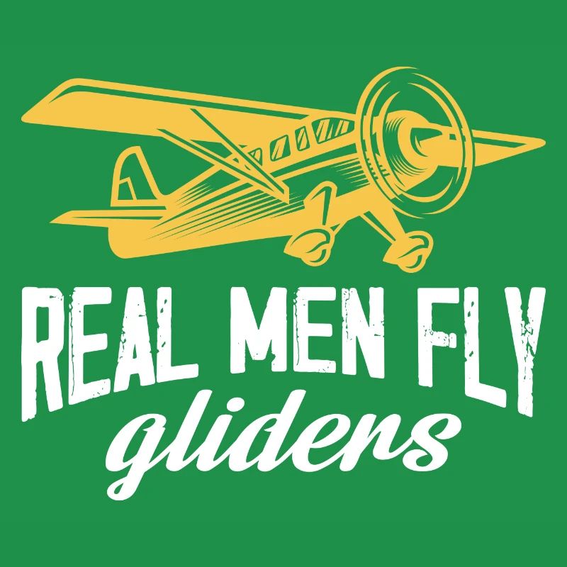 Real men fly gliders Design for a rc plane