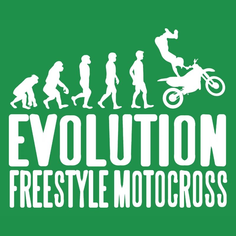 Drôle d’évolution du pilote de motocross freestyle