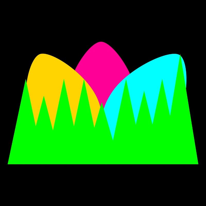 Colourful Easter eggs