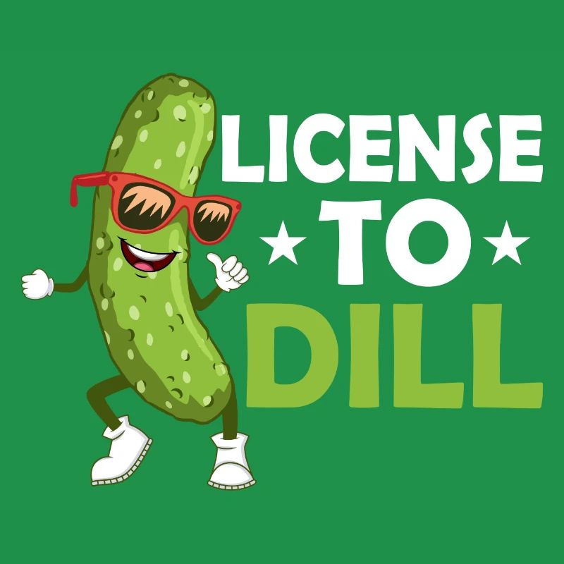 Licence pour cornichon au concombre à l’aneth