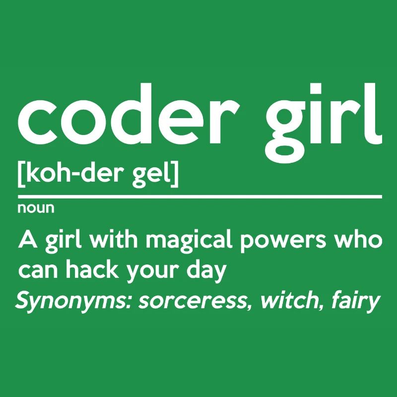 Coding Girl Definition Noun Software Developer Pro