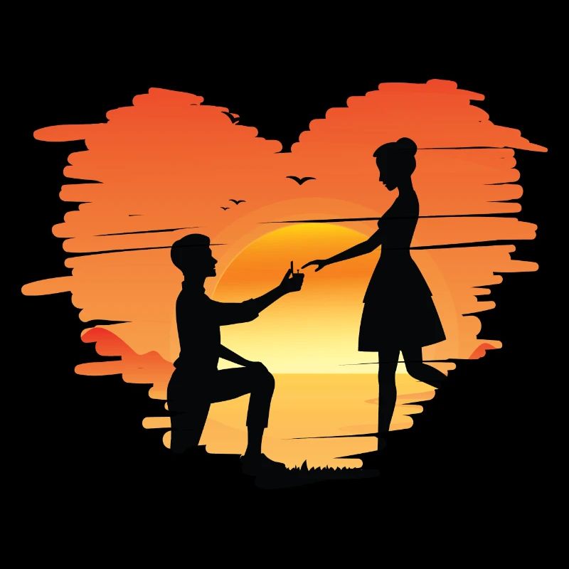Proposition de mariage mariage proposition de couple de mariage