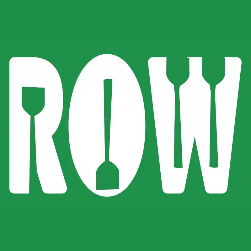 ROW Awesome Paddle Rowing Designs T-Shirt Present