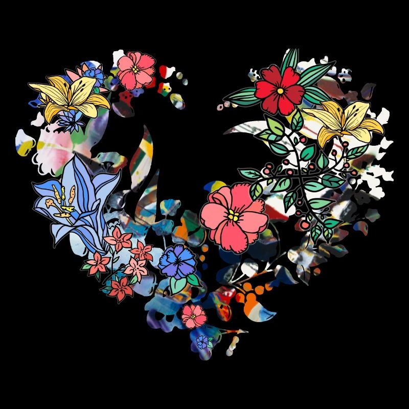 Coeur de fleur, Fleurs,Floral, Fleur