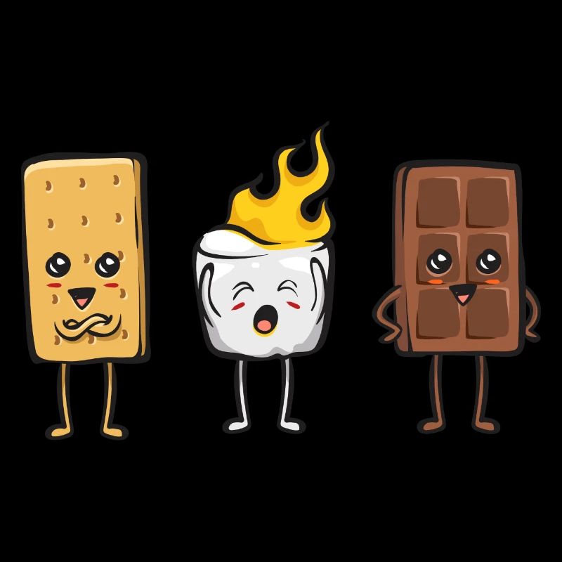 S'more Lagerfeuer Marshmallow Camping