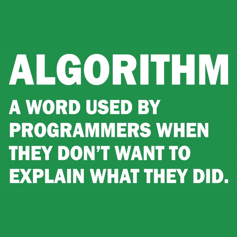 Algorithm Admin Informatique Nerd programmation
