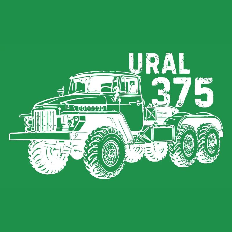 Ural 375 Driver Soviet Profession USSR
