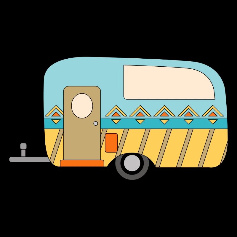 Caravane Camping Drôle
