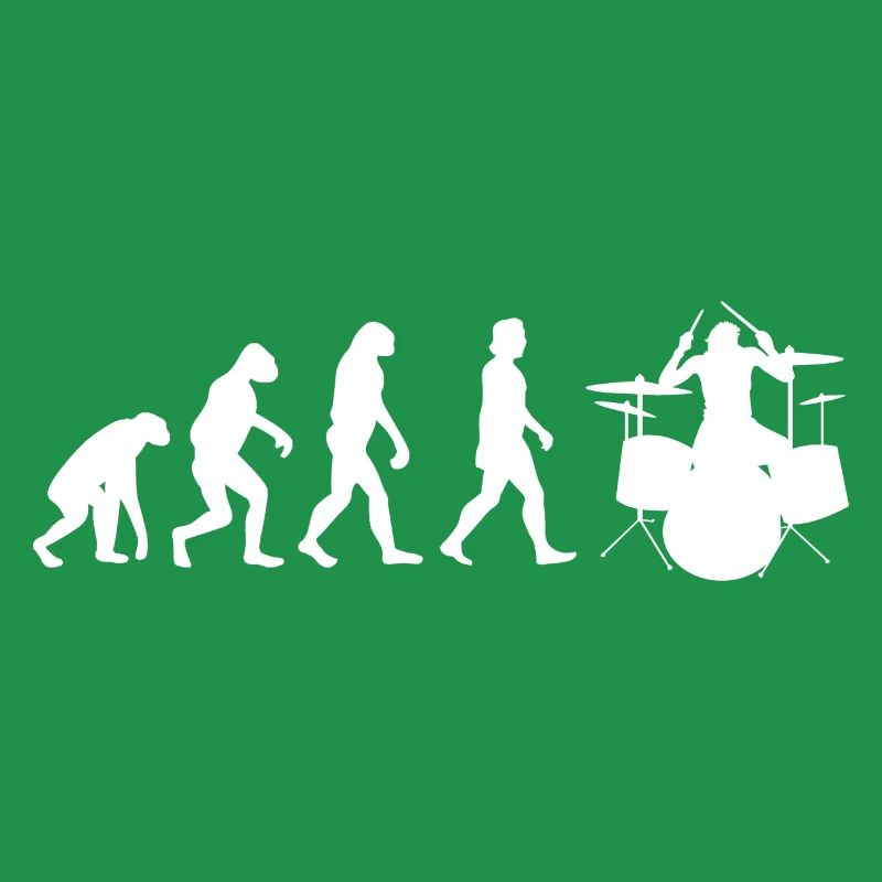 Schlagzeuger Evolution Schlagzeug Drummer Band