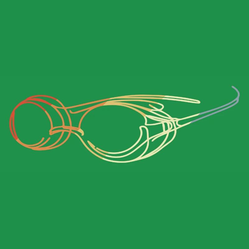 Lunettes de natation Dessin