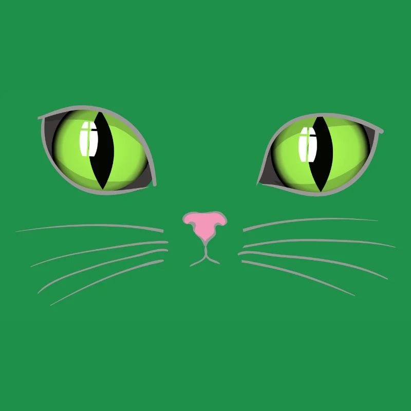 Katzengrüne Augen