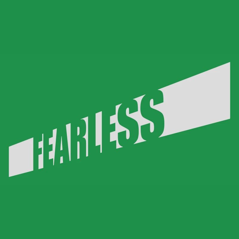 fearless Text Quote Design
