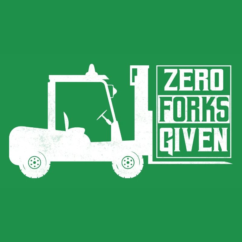 Zero Forks Given Forklift Forklifter Operator