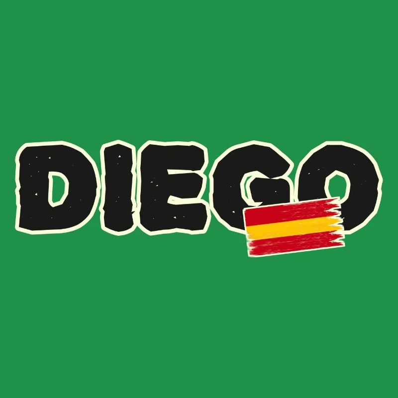 Diego Drapeau espagnol Espagne