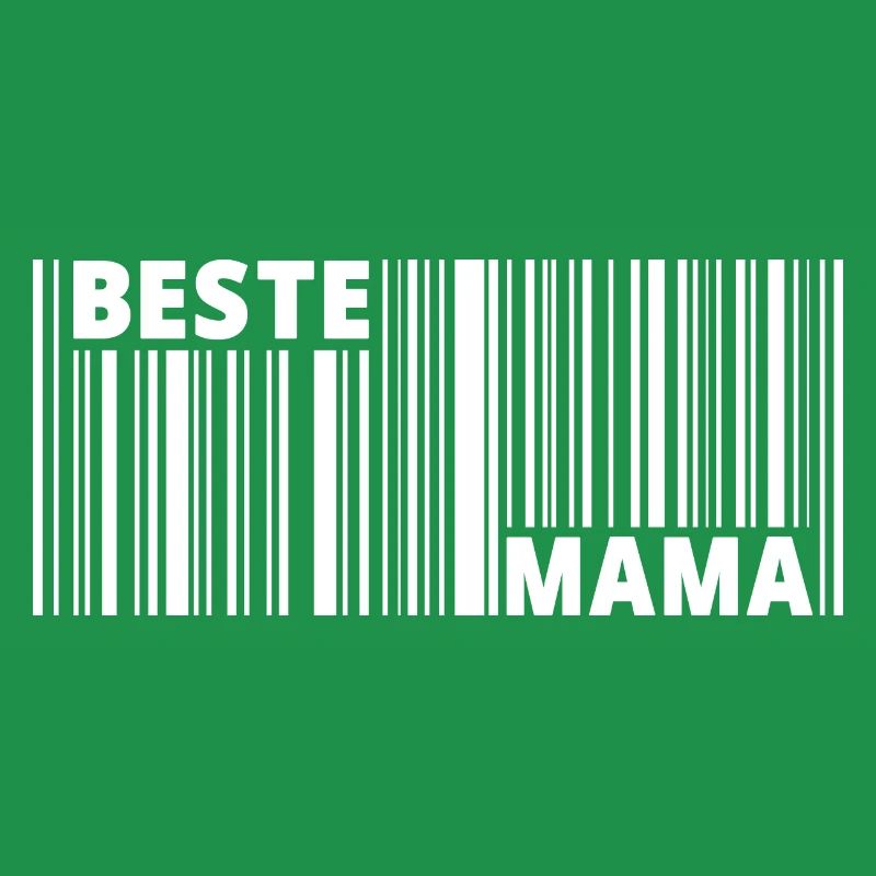 Beste Mama Mutter Barcode