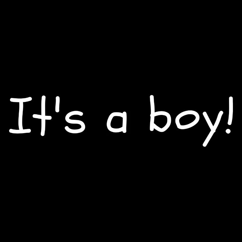 It's a boy