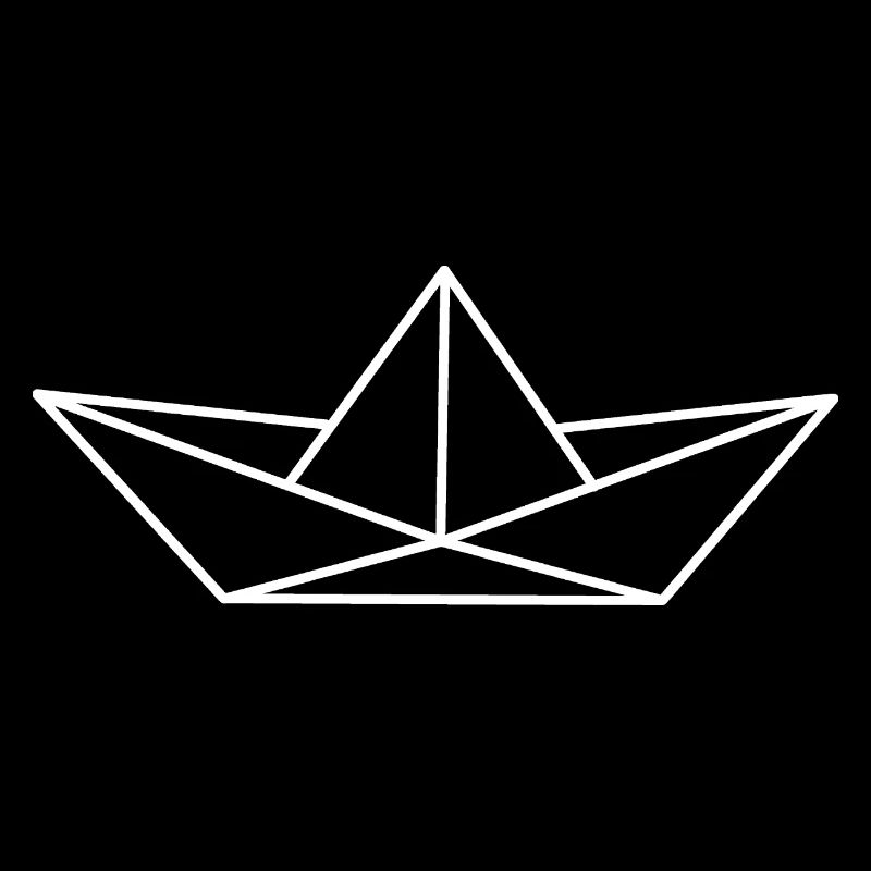 Boat Geometric Line