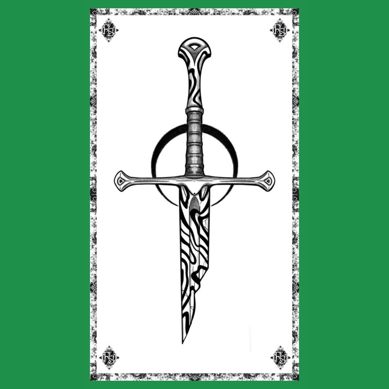 Gothic Zebra Sword
