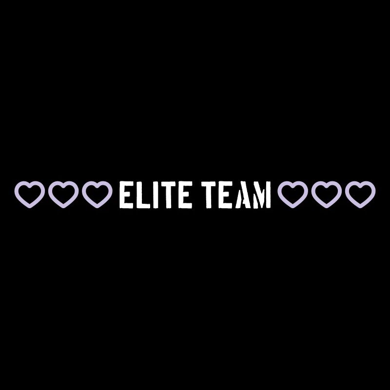 Elite Team Heart Love