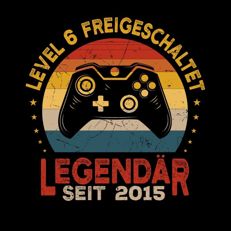 6. Geburtstag Geschenk - Level 6 Unlocked