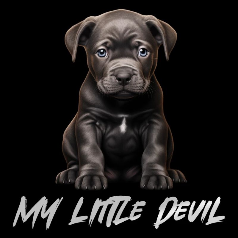 Blue Line Dog Pitbull Baby My Little Devil