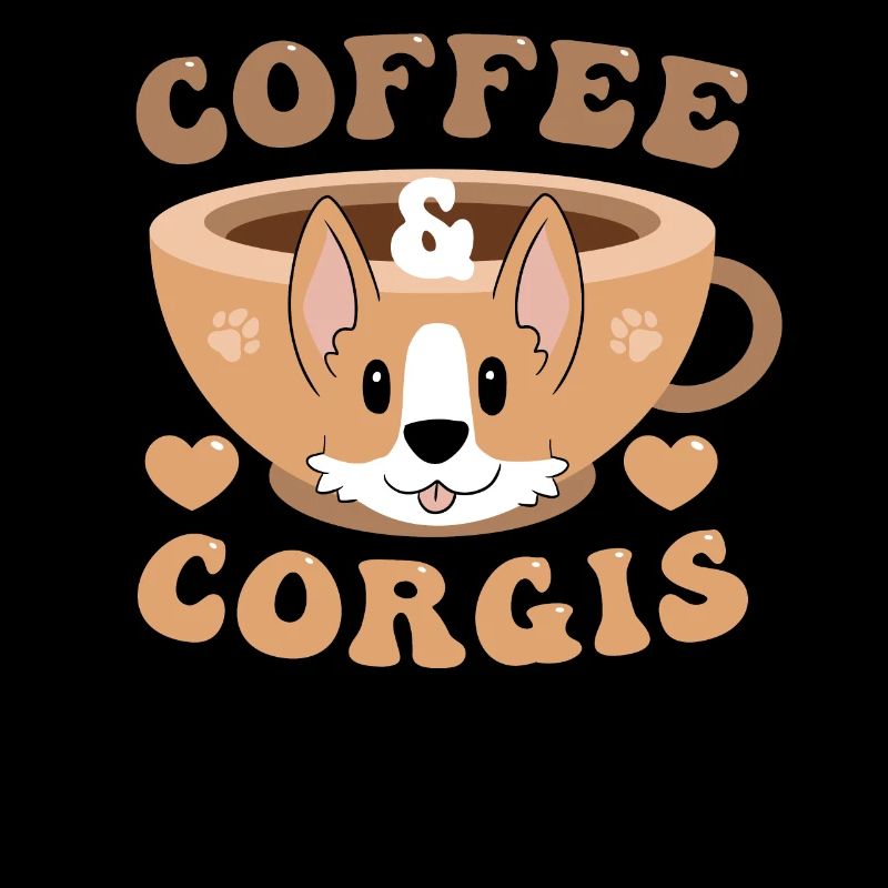 Corgi Dog & Coffee