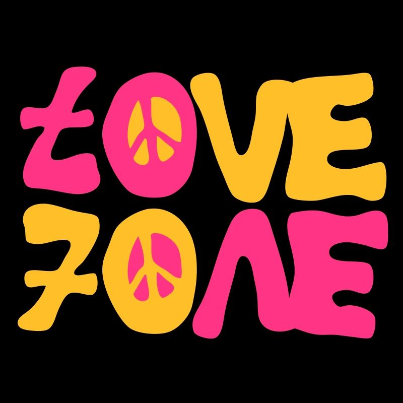love peace seventies 70