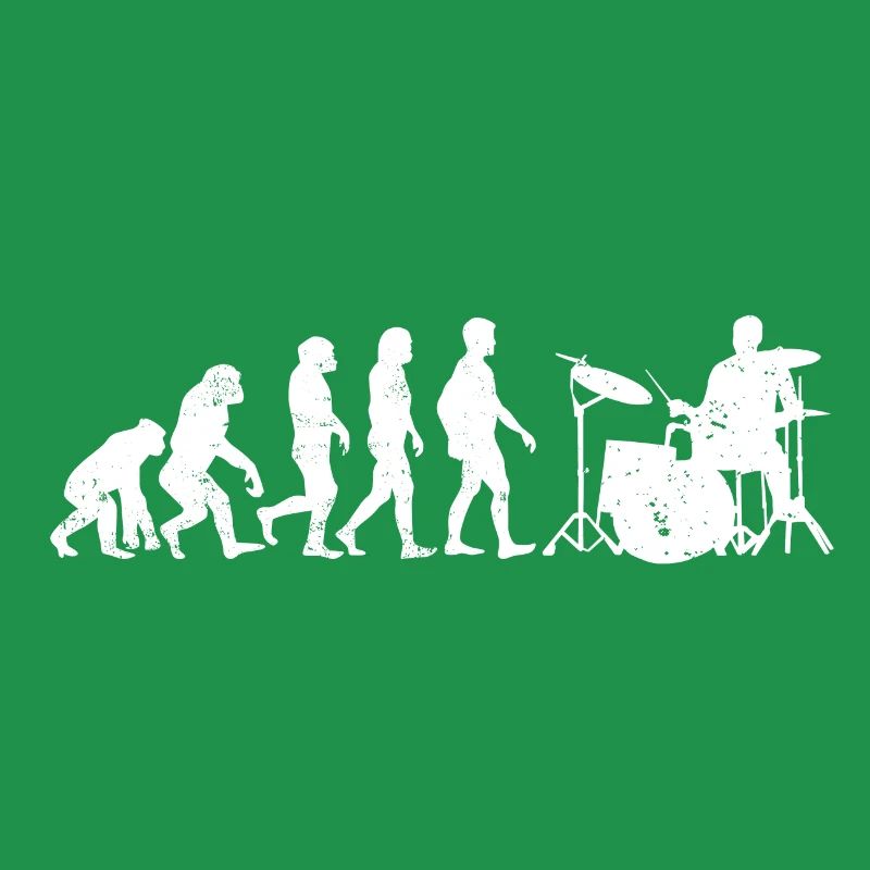 Drummer évolution cadeau batterie batteur