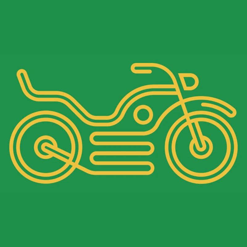 Motorcycle Logo Gold