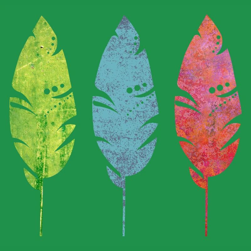 Three tender feathers